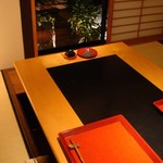 島宿　真里 - 母屋の個室で夕食