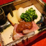 島宿　真里 - お好みの一品（オリーブ牛）