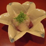 祇園 大渡 - よこわの霙がけ。