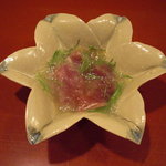 祇園 大渡 - 良く混ぜ和えて戴きます