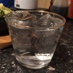 むぎばたけ - 焼酎白岳ロックにチェンジ。