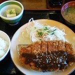 Machikadoya - 味噌かつ定食６９０円