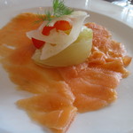 自家製スモークサーモン
