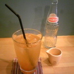 オモヤキッチン - いちじくソーダ\500税込2015.12.18