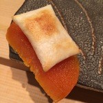 すし家 - H27.12 お餅とカラスミ