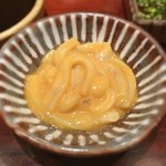 寿し処 寿々 - 箸休めの塩辛