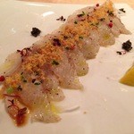 Espetalia - H.27.8.22.夜 鱸のカルパッチョ 850円