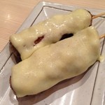 和鶏屋 - H.27.8.22.夜 つくねチーズ(塩) 180円税別×2本