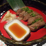 吟の蔵 - 新潟黒毛牛の炙り寿司