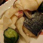 和庵 - 【ランチ】サワラとカブ南蛮漬け