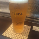 よねさん - エビス生ビール・小・300円＜2015年12月初訪・再訪＞