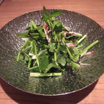 蕎麦 案山子 - 「芹と林檎のサラダ」（2015/12）