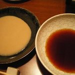 白金ひづき - フォアグラごまダレ＆ぽん酢