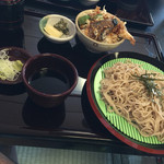 千寿樓 - ざる蕎麦とミニ天丼セット（＾∇＾）