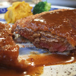 レストラン ノグチ - ビフカツ断面