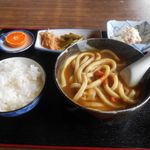 やばね食堂 - カレーうどんランチ