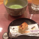 さとう - 抹茶とお菓子が最後に出てきました