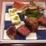 さとう - チーズとお肉を取り分けました