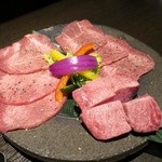 和風肉匠 六感 - 黒タン三昧盛り合せ
