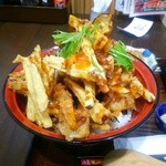 小倉ちょい飲み海鮮食堂 味楽 - 海鮮かきあげ丼