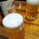 たこ焼処 蛸壺 - 瓶ビール(中瓶)