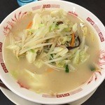 日高屋 - 野菜たっぷりタソメソの麺少なめ