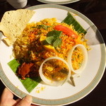 カーン・ケバブ・ビリヤニ - ラムビリヤニ＋パパル