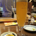 小川の魚 - 生ビール（白穂乃香）