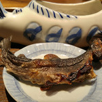 小川の魚 - 岩魚の骨酒