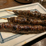 小川の魚 - 【うなぎの串焼き】ひれ焼き