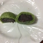 Manjuu Souhonzan Genraku - よもぎ饅頭:断面