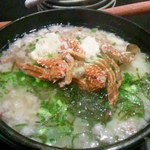 肉の松山 - フィニッシュのカニ雑炊