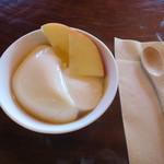 旬菜中房 和華 - デザート：杏仁豆冨　柚子シロップ