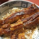 駿河屋 - 夜はホテルディナーなので軽めにと、うな丼¥2200. お得感あり。