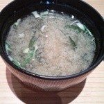 梅丘寿司の美登利 - みそ汁