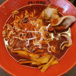 らーめんチキン野郎 - 地獄シビ辛野郎（真上から）