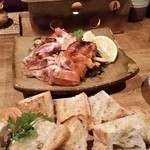 焼鳥　まろばし - パテと軍鶏タタキ刺身