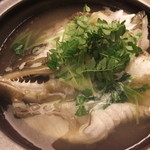 旬菜 おぐら家 - クエのかぶと鍋