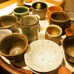 木古里 - お猪口は選ばせてもらえます