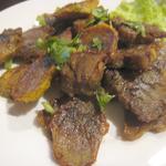 ナングロガル - ジブロ・ブタン（タン炒め）　￥600