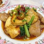 餃子の王将 - 東京限定メニューの東十条からし焼き。旨し！