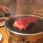 焼肉すどう　和数奇 - 絶妙な感じに焼いてくれます。