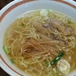 仙台中華そば 銘店嘉一 - 中華そば醤油　Aセット(鶏飯付き)800円