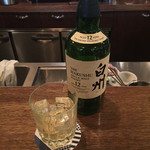 コーヒーハウス ニシヤ - 白州12年のロック（800円）