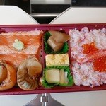 Marusei - 【鮭・蟹・帆立弁当…1,150円】♫2015/12