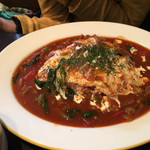 ネコマチ - 【ランチ】オムライスセット【スープ、サラダ、飲み物】900円