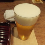 松川 - うすはりグラスのビール
