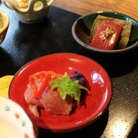 京 翠嵐 - 7サーモン味噌漬け~　　8京丹波ジビエ（鹿）~
