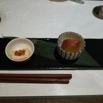 Yougan Ishiyaki Okamoto - 湯葉とイクラの相性抜群&安納芋