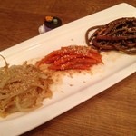 まつぼっくり - H.27.12.19.夜 ナムル盛り合わせ 特注品